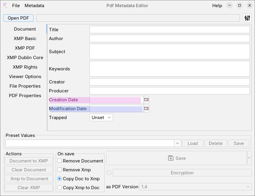 Document timestamps