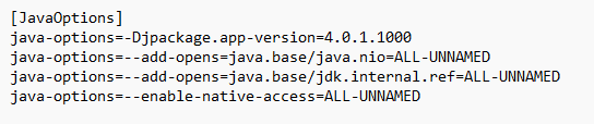 Java Options
