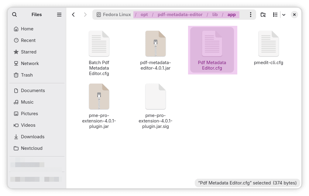 Linux Application Directory