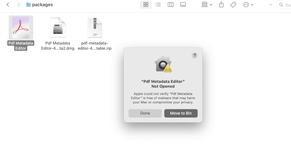 Pdf Metadata Editor Not Opened