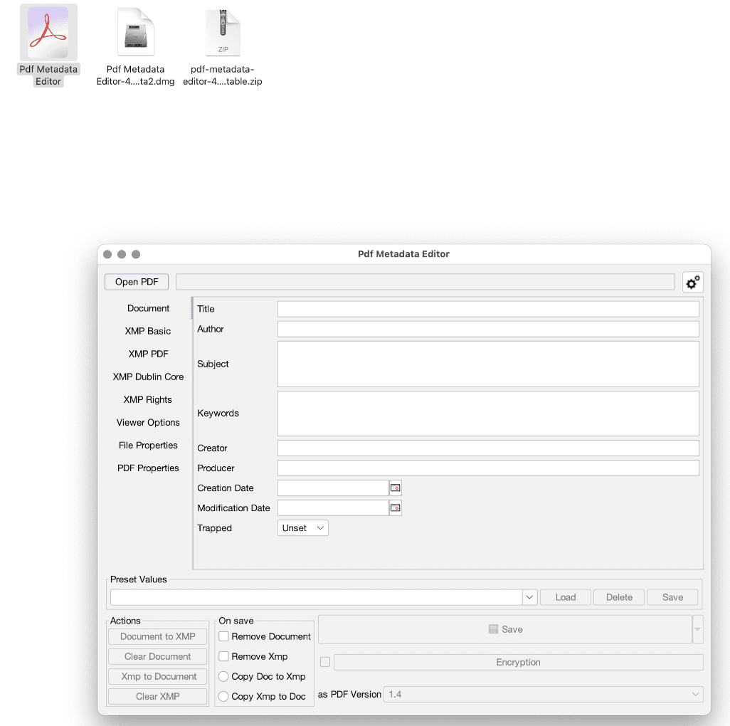 Application running