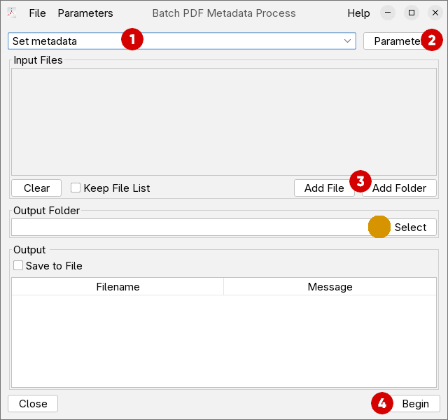 Batch Editor steps